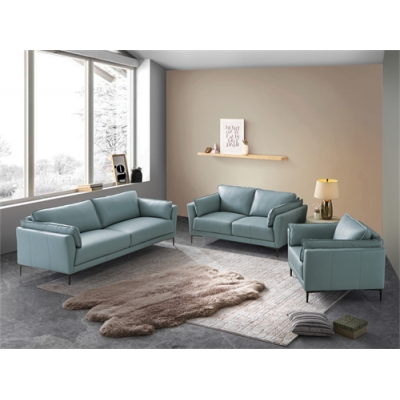 Nordic Luxury 3+2+1 6 Seats Decor Leather Seater Classic Sofas Couch Set for Villa